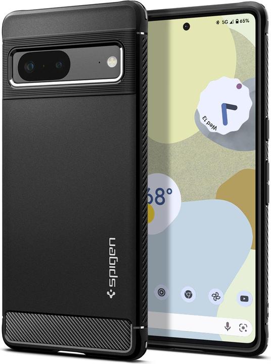 Spigen Rugged Armor Case pour Google Pixel 7 - noir mat (Google Pixel 7)