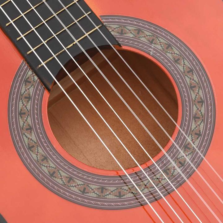 Produktbild VidaXL 8 Piece Classical Guitar Beginner Set (Akustik Gitarren Set, Nylon, Lindenholz, Hartplastik)