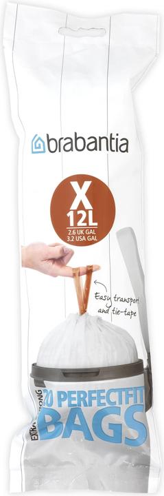 Actual product image Brabantia PerfectFit X12 litre waste bag (20 x, 12 l)