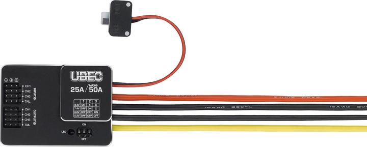 Actual product image Hobbywing BEC 25A UBEC regulator for 3-18s