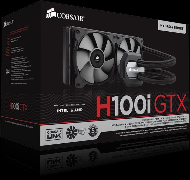 Actual product image Corsair Hydro Series H100i GTX