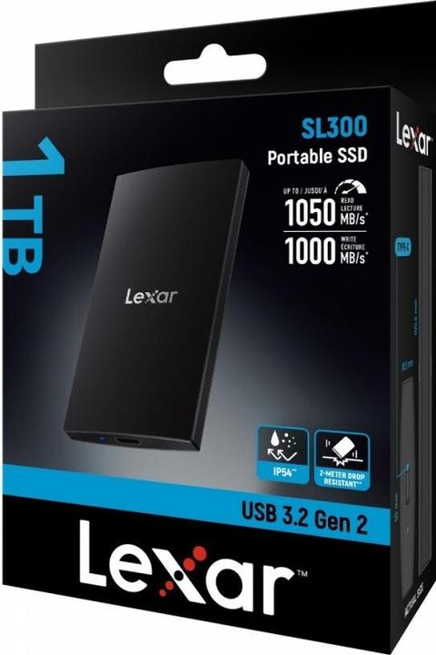Actual product image Lexar SSD USB3.2 1TB EXT./LSL300001T-RNBNG (1000 GB)