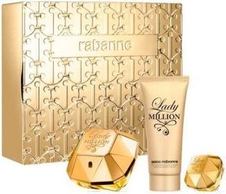 Produktbild Paco Rabanne P. RABANNE LADY MILLION EDP. 80ML. + B. LOTION 100ML.+ MINI 5ML. 3PCS SET (Eau de Parfum, 80 ml)
