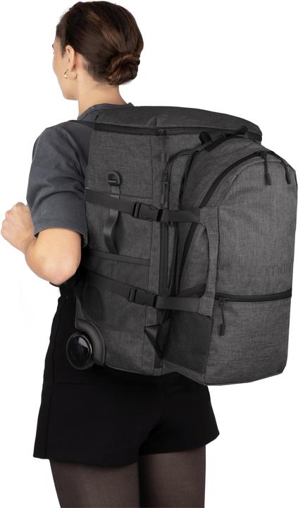 Actual product image Normani Hand luggage backpack with trolley function + small backpack - 9229 (45 l)