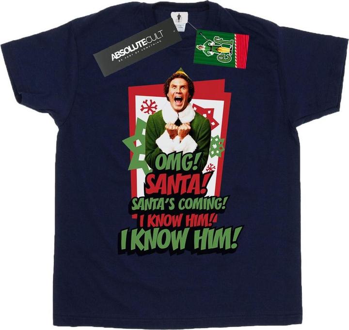 Actual product image Elf Boys OMG Santa T-Shirt (128)