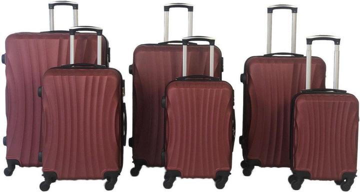 Image du produit Trolleymax Trolleymaxx Valise de voyage Burgundy