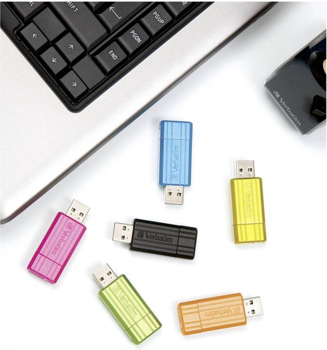 Produktbild Verbatim PinStripe (8 GB, USB 2.0, USB-A)