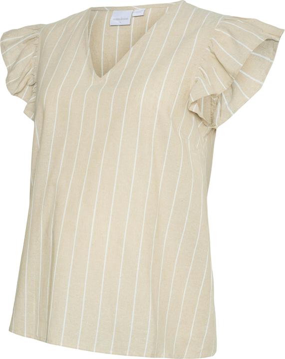 Image du produit Mamalicious Normal geschnitten V-Ausschnitt Top Bluse (XL)