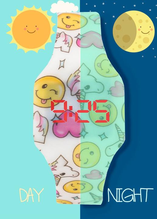 Immagine prodotto Kiddus Orologio digitale a LED Unicorn (Orologio digitale, 32 mm)