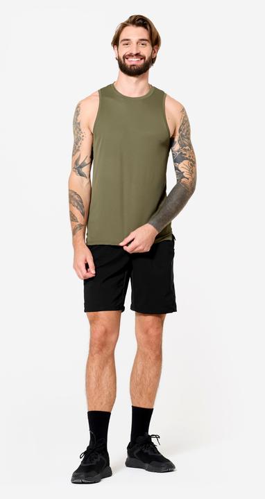 Actual product image Domyos Tank Top Herren atmungsaktiv - khaki (XL)