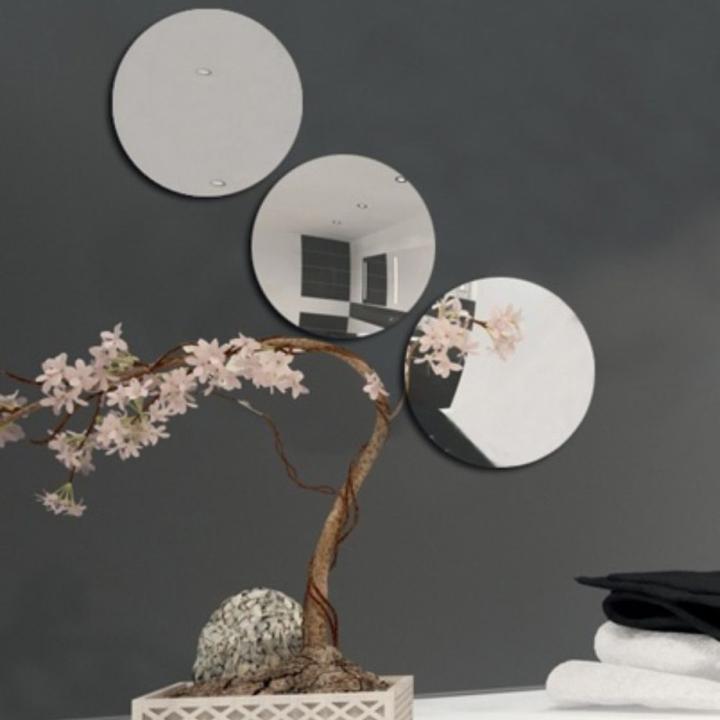 Actual product image MSV Velcro adhesive mirror (Ø 15 cm)