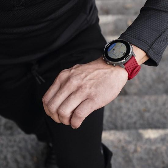 Actual product image Suunto 24 ATH1 Silicone Strap /Grey S+M (24 mm, Silicone)