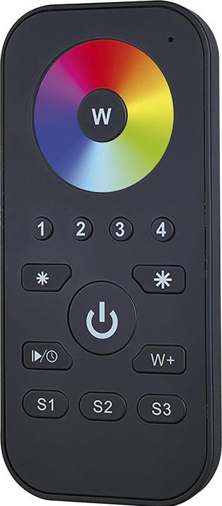 McLED RF remote control RGBW 4 channel black incl. wall bracket