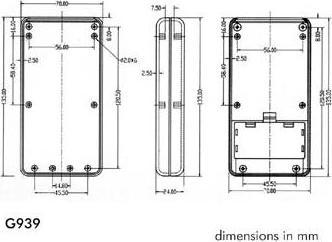 Produktbild HP Autozubehör GEHÄUSE FÜR FERNBEDIENUNG - 135 x 70 x 24 mm (Gehäuse)