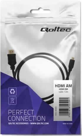 Produktbild Qoltec HDMI - Micro-HDMI M/M 1m (1 m, HDMI)