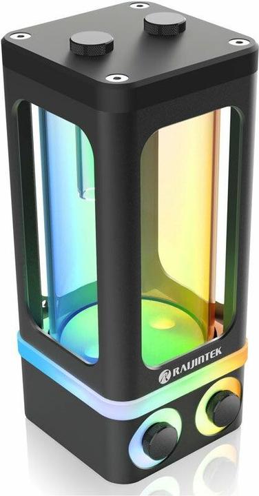 Actual product image Raijintek ANTILA PURE R100A expansion tank, 172.5mm, ARGB
