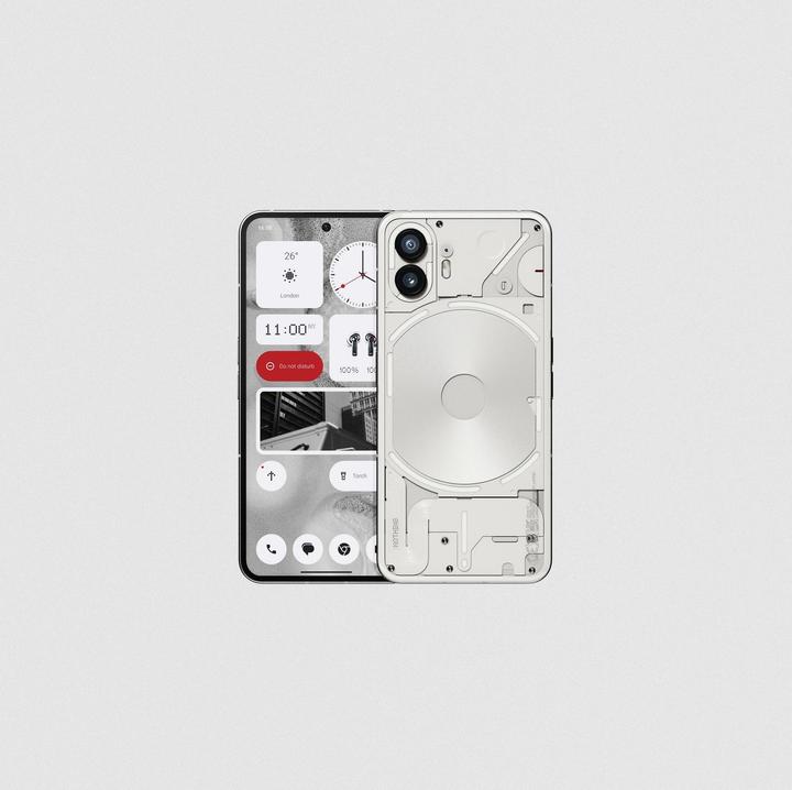 Immagine prodotto Nothing Telefono (2) (512 GB, Bianco, 6.70", Doppia SIM, 50 Mpx, 5G)