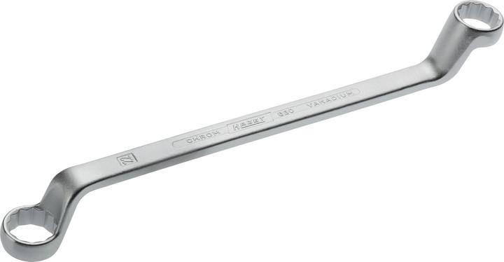 Actual product image HAZET Double box-end wrench 630-21X22 ∙ Outside 12-point profile ∙ 21 x 22 mm (21 mm, 22 mm)