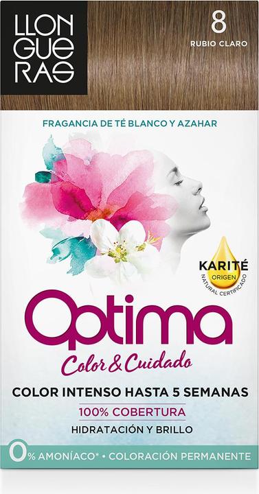 Image du produit Llongueras OPTIMA couleur de cheveux #8-blond clair (8)