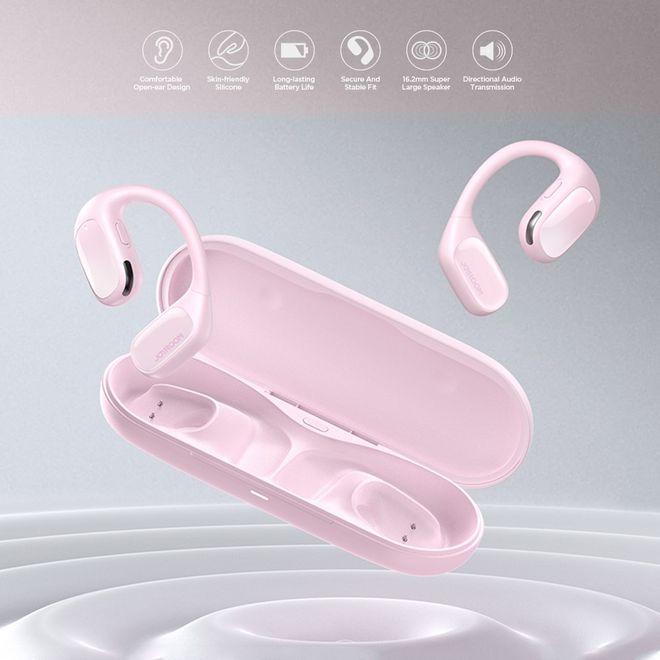 Image du produit Joyroom Openfree JR-OE1 casque supra-auriculaire sans fil - rose (18 h, Sans fil)