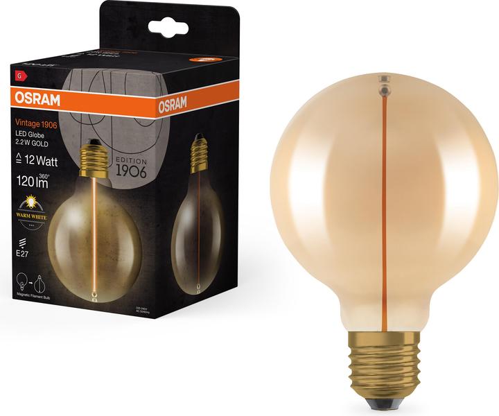Productafbeelding Ledvance LED-lamp (E27, 2.20 W, 120 lm, 4 x, G)