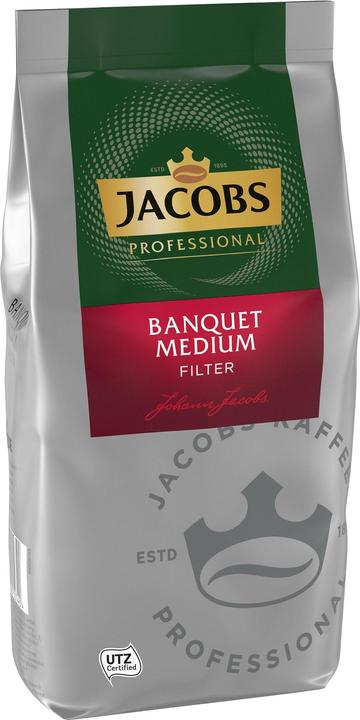Produktbild Jacobs BANQUET MEDIUM Kaffee, gemahlen Arabica- und Robustabohnen 1000,0 g (1000 g)