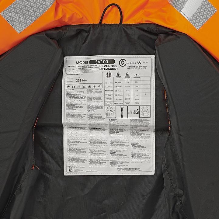 Produktbild ProPlus Rettungsweste Tornado Erwachsene (S, 40 - 60 kg)