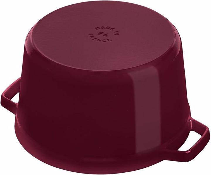 Actual product image Staub La Cocotte Cocotte high, 24 cm, Bordeaux (24 cm, Casserole + Stewpot, Cast iron)