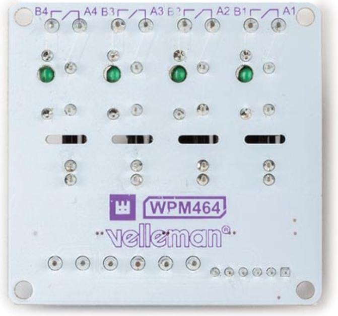 Image du produit Whadda Module de relais à corps solide 4 canaux