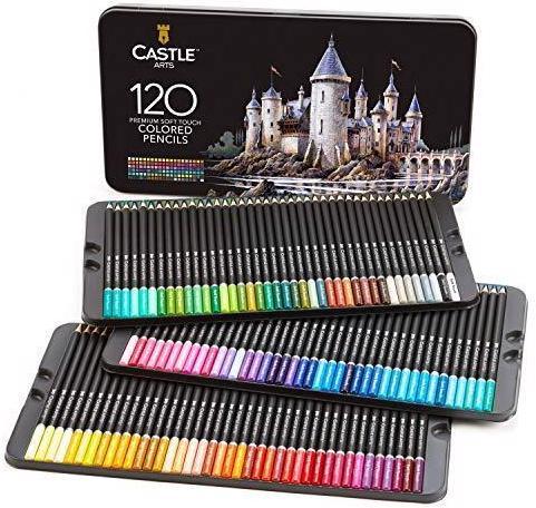 Produktbild Castle Arts Set mit 120 Buntstiften (Multicolor, 120 x)