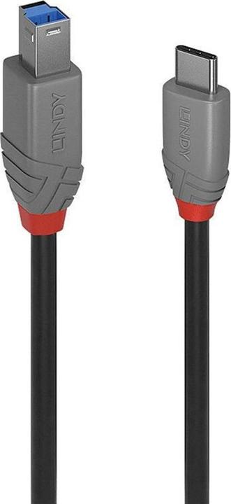 Immagine prodotto Lindy Cavo USB 3.2 da tipo C a B, linea Anthra (1 m, USB 3.2 Gen 1)