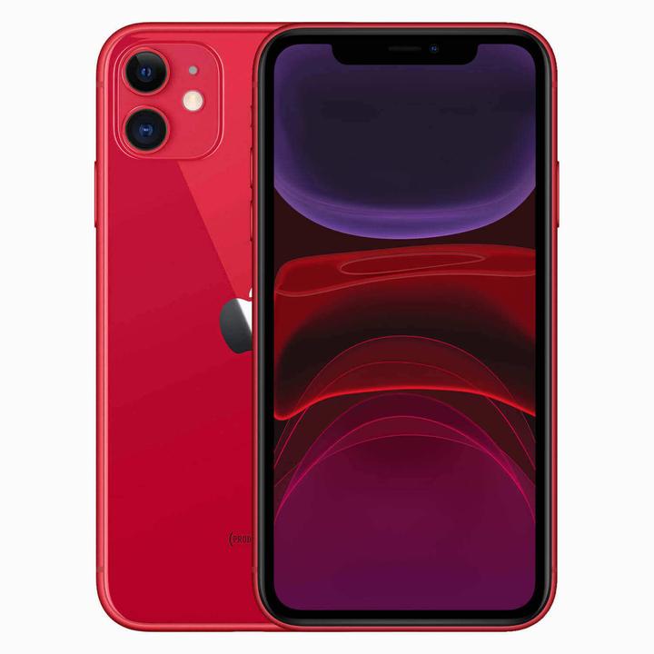 Actual product image Forza Refurbished iPhone 11 (128 GB, Red, 6.10", 12 Mpx, Dual SIM, A / Like new)