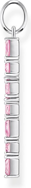 Actual product image Thomas Sabo Pendant cross pink stones silver (925 silver)