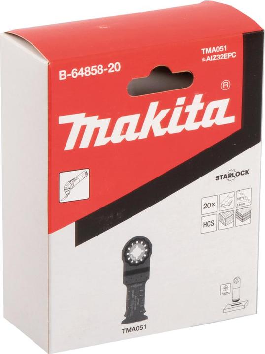 Actual product image Makita Plunge cut saw blade 32mm TMA051 20pcs