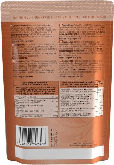 Immagine prodotto Catz Finefood No.25 Pollo e tonno (Adulto, 1 pz., 90 g)