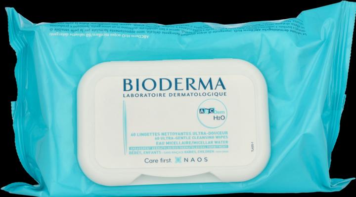 Bioderma ABCDerm H2O lingettes bébés et enfants (60 pièce(s))