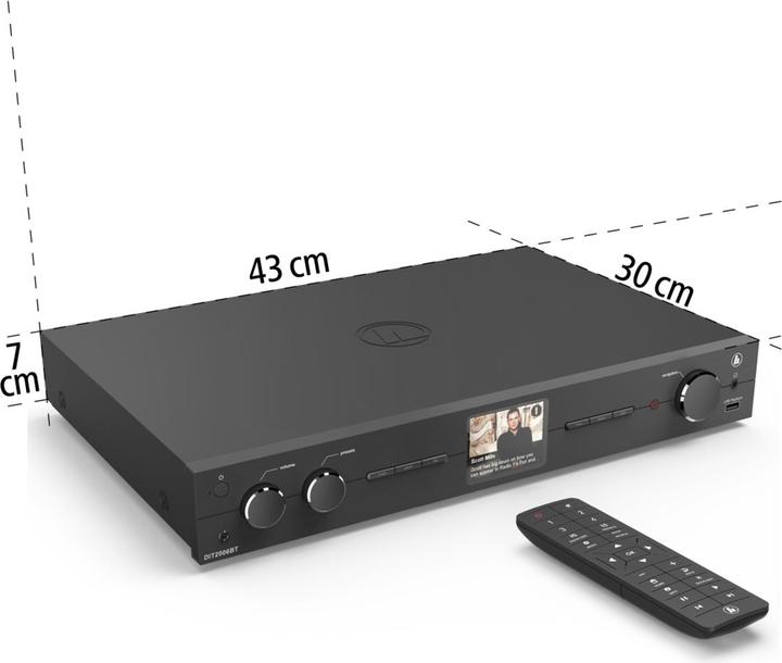 Produktbild Hama Digitalradio DIT2006BT Hi-Fi Tuner, DAB+/Internet Radio/Bluetoo (Internetradio, DAB+, Bluetooth)