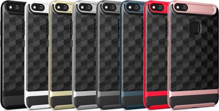 Produktbild König Design Handy Hülle Huawei P10 Lite Cover Backcover Case Etuis 3D Prisma Design Schwarz (Huawei P10 Lite)