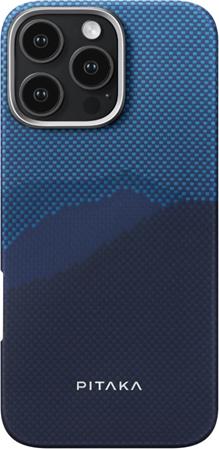 Actual product image Pitaka MagSafe back cover, glows in the dark, made of genuine aramid Over the horizon Luminous (Apple iPhone 16 Pro Max)