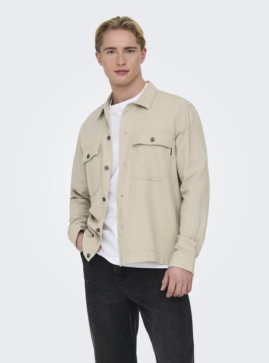 Actual product image Only & Sons Loose fit shirt collar shirt shirt shirt (L)