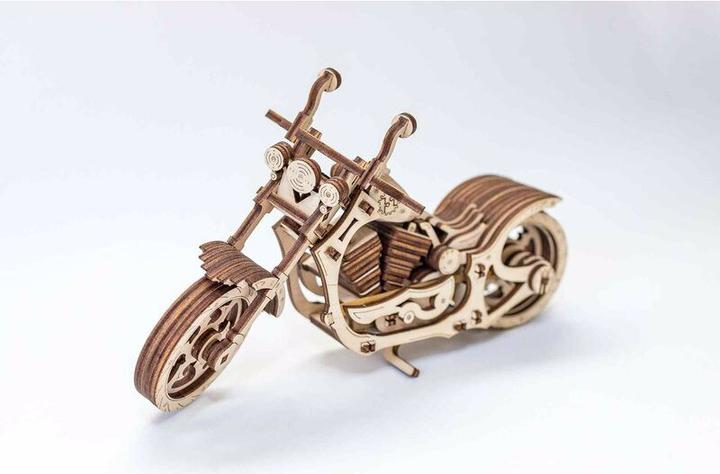Actual product image Eco Wood Art Motorcycle Cruiser