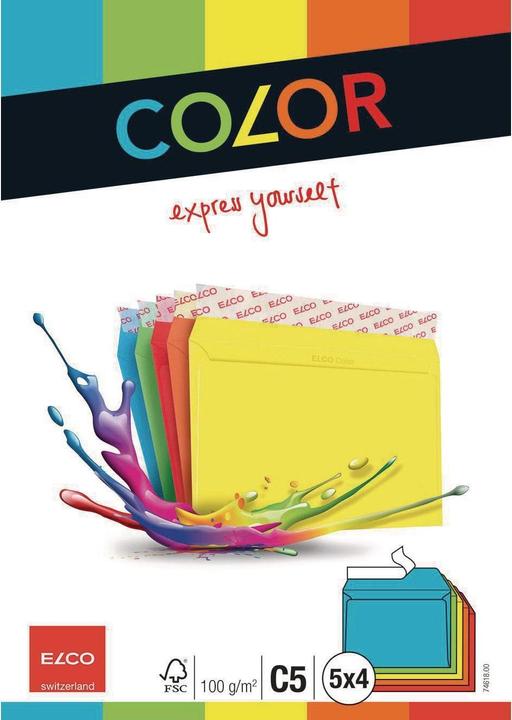 Immagine prodotto Elco colore della busta (C5, 20 x)