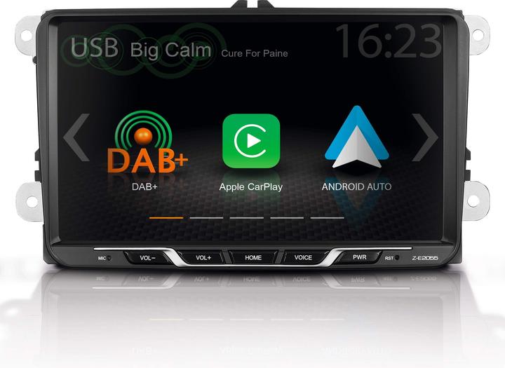 Actual product image Zenec Car radio for VW, Seat, Skoda