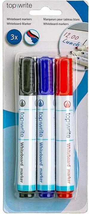 Topwrite Marchio per lavagna bianca (Multicolore, 1.50 mm, 3 x)