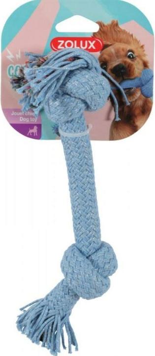Actual product image Zolux COSMIC rope toy 2 knots 40 cm (Dog food toy)