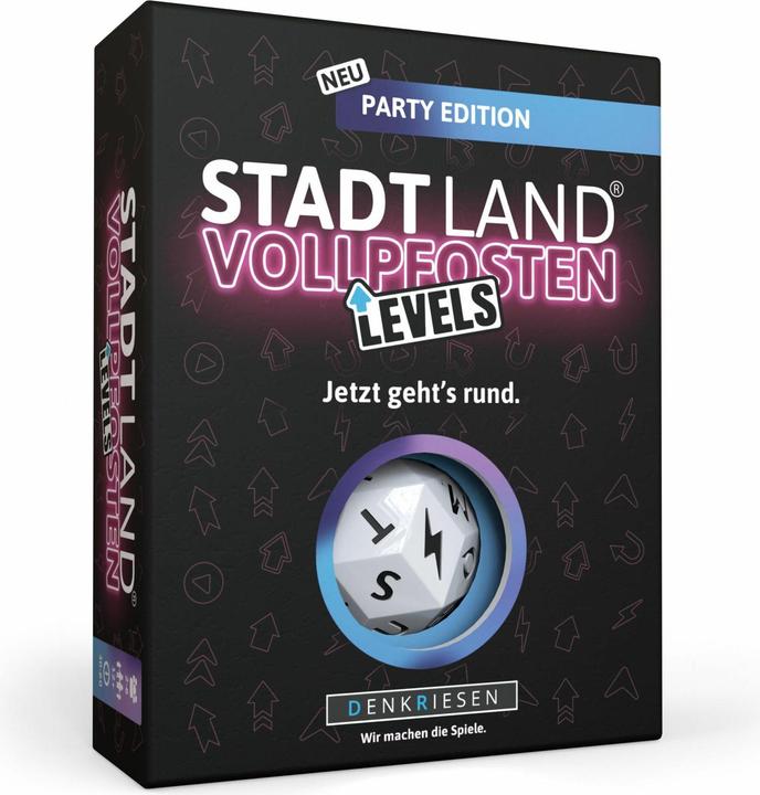 Produktbild Denkriesen - STADT LAND VOLLPFOSTEN® - Levels - PARTY EDITION - "Jetzt geht's rund." (Deutsch)