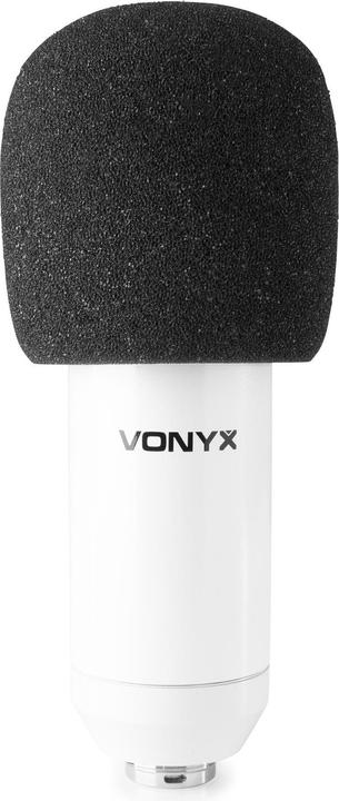 Actual product image Vonyx Condenser Microphone CMS300W Studio Set White