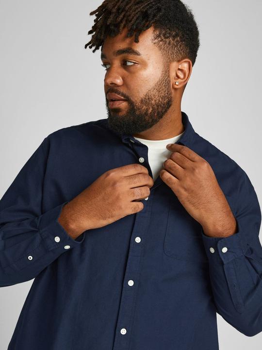 Actual product image Jack & Jones Oxford Plus Size Shirt (4XL)