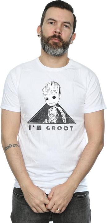 Immagine prodotto Guardians Of The Galaxy Vol. 2 Groot Mono Triangle Maglietta Uomo (M)