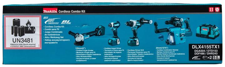 Immagine prodotto Makita DLX4155TX1